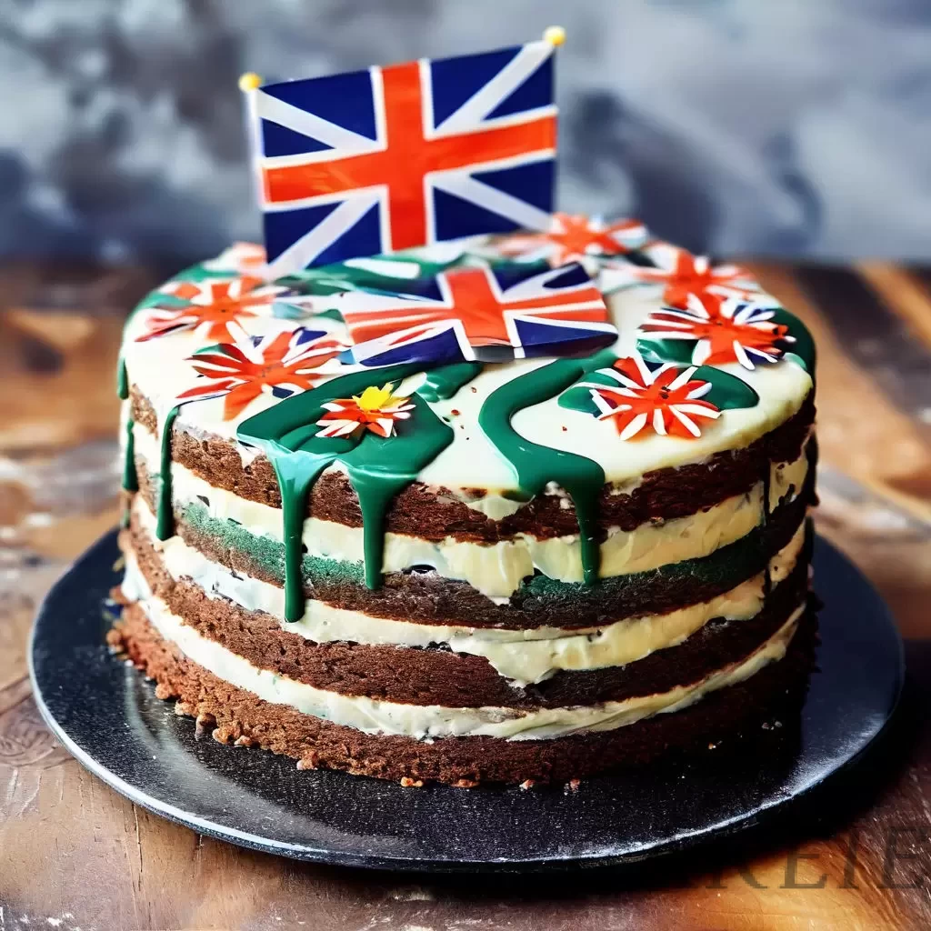 Australia Flag Cake